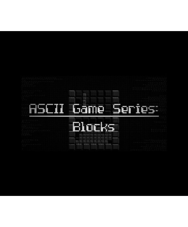 ASCII Game Series: Blocks Steam Steam Key GLOBAL